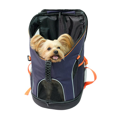 Ibiyaya Ultralight Pro New & Improved Backpack Pet Carrier - Navy Blue