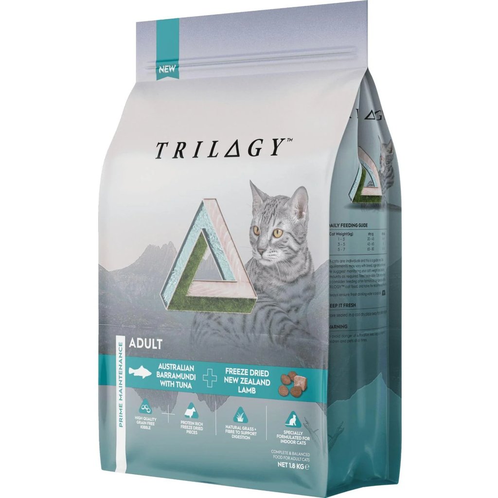 Trilogy – Adult Cat – GRAIN FREE – Australian Barramundi