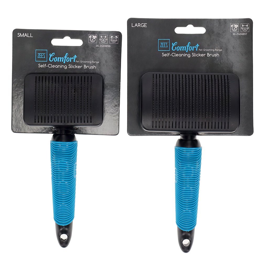 ZeeZ – Comfort – Self-Cleaning Slicker Brush