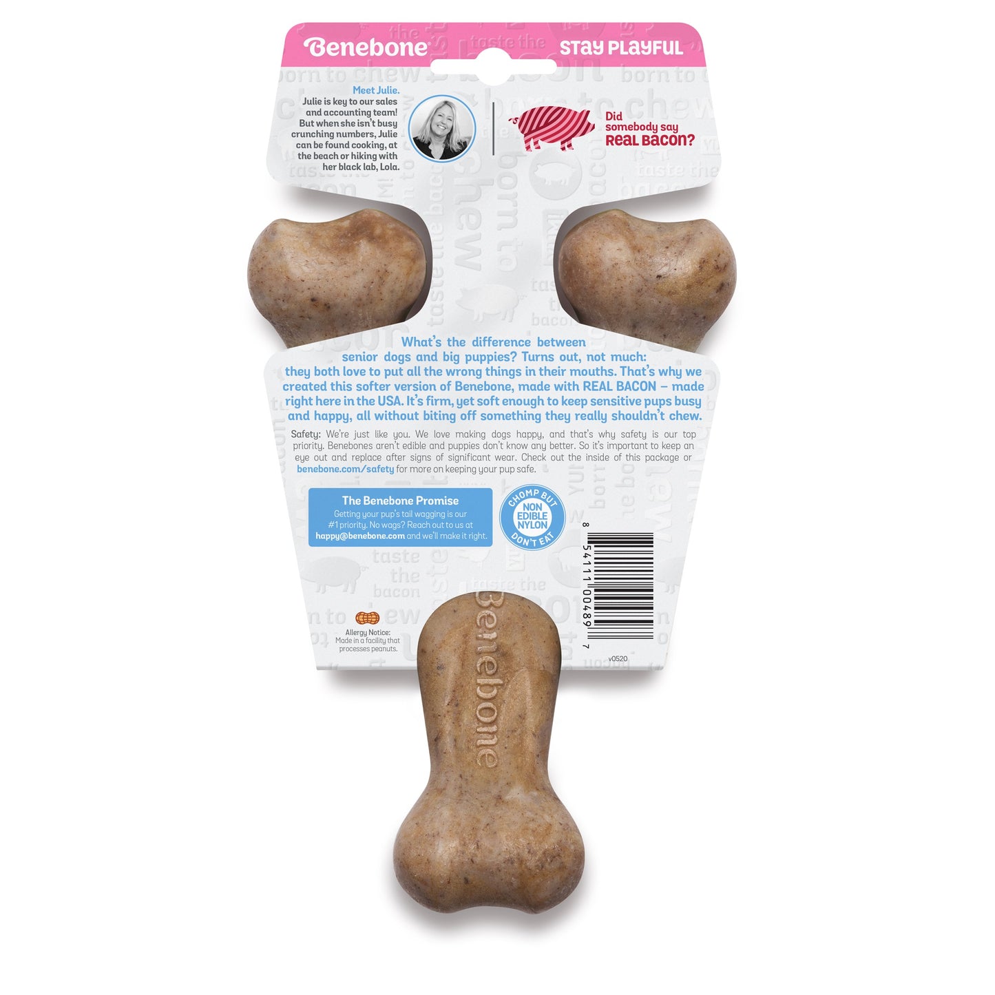 Benebone – Bacon Puppy Wishbone