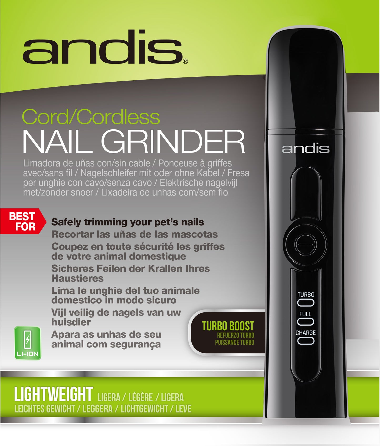 Andis – CNG-1 Nail Grinder – Cordless 2-Speed