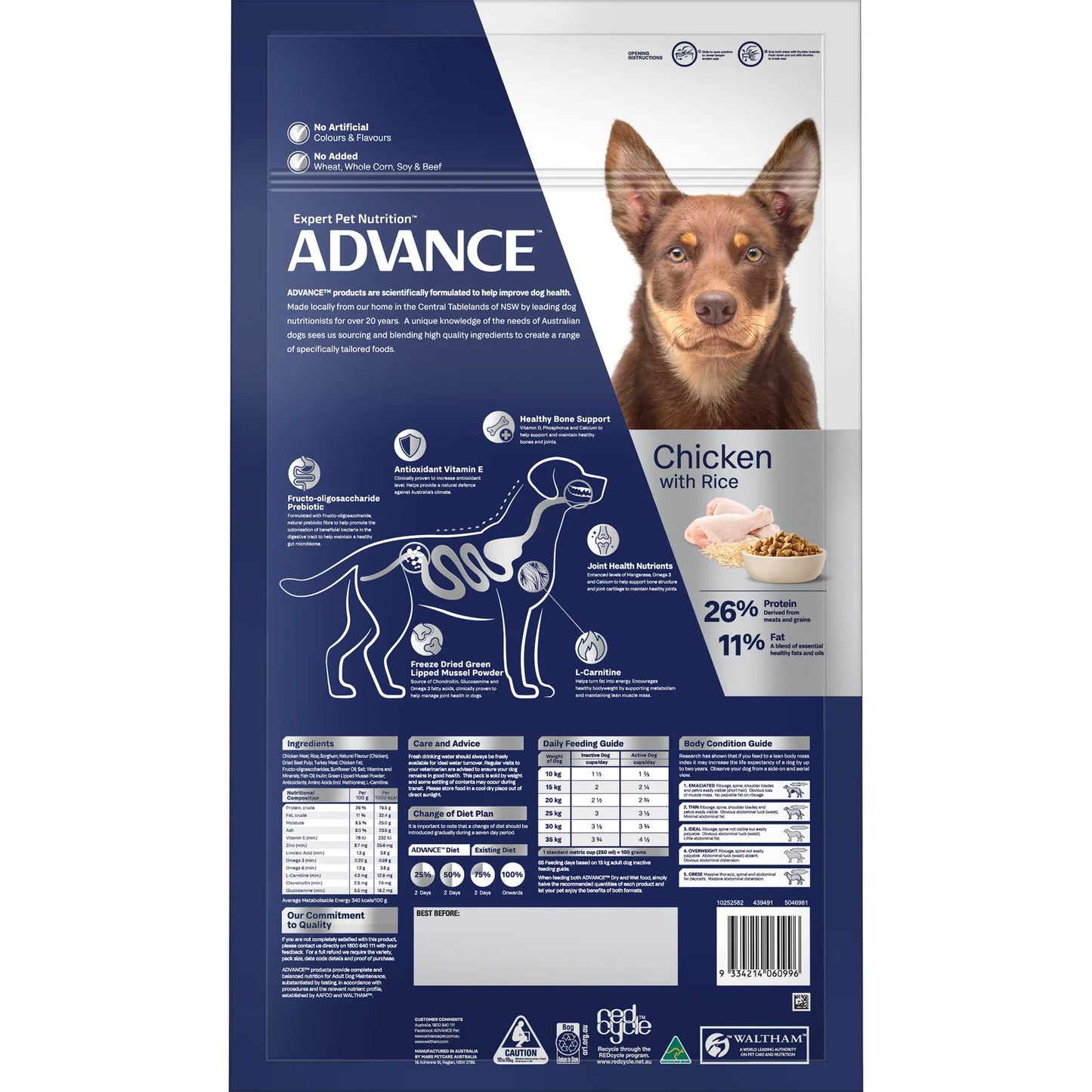 Advance – Adult Dog – Medium Breed – Mobility - 13.1kg