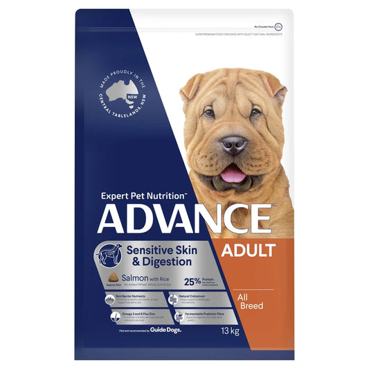 Advance – Adult Dog – All Breed – Sensitive Skin & Digestion -13kg