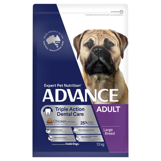 Advance – Adult Dog – Large Breed – Triple Action Dental Care - 13kg