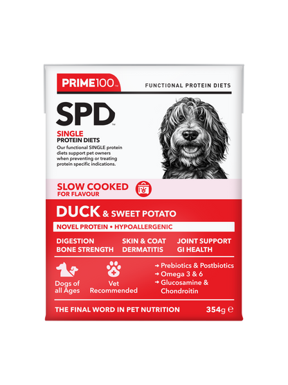 Prime100 – SPD Slow Cooked Duck & Sweet Potato