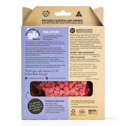 Golden Bone Bakery Immune Boosting Dog Training Treats with Blueberries 280g