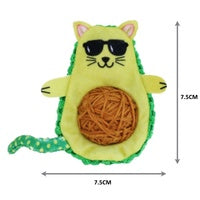 KONG Wrangler AvoCATo Crinkle Textured Catnip Cat Toy