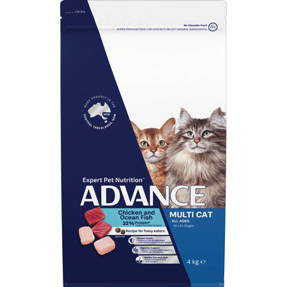 Advance – Adult Multi-Cat – Chicken & Ocean Fish