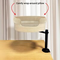 Desk Nest Wrap-Around Pillow in Coffee or Cream