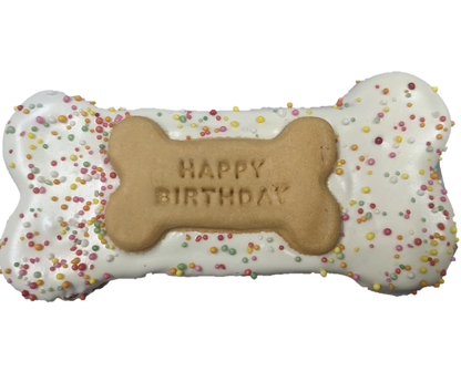 Huds And Toke – Happy Birthday Bone Cookie – Blue