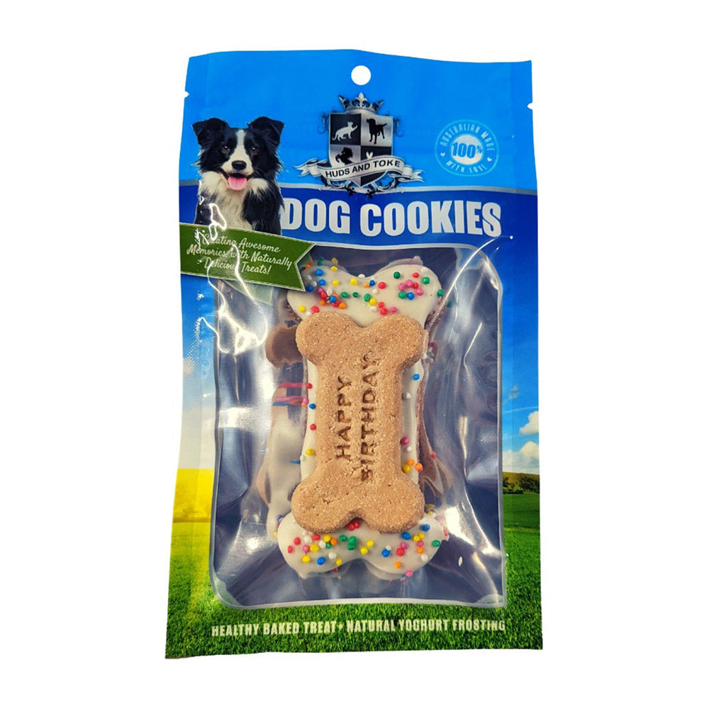 Huds And Toke – Happy Birthday Bone Cookie – Blue