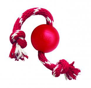 KONG Ball With Rope Small