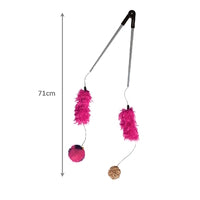 KONG Teaser Tweezerz Cat Wand Toy in Assorted Colours Bulk