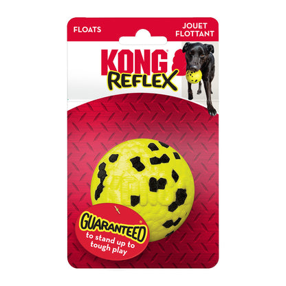 KONG Reflex Bite Defying Floating Dog Toy - Ball Large