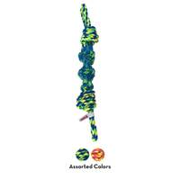 KONG Rope Bunji Tug Dog Toy in Assorted Colours Bulk