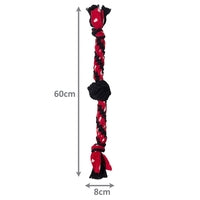 KONG Signature Rope Extra Large Dual Tug with Mega Knot Tug Dog Toy