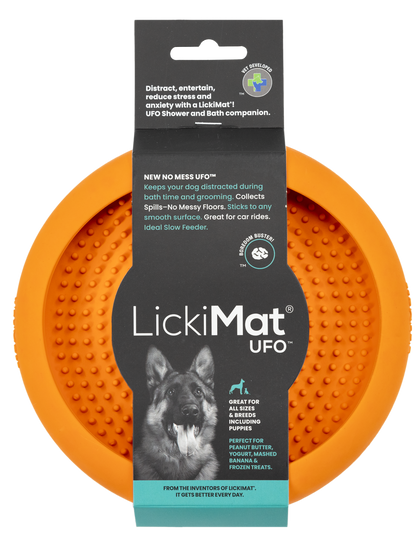 Lickimat UFO Slow Food Anti-Anxiety Licking Dog Bowl