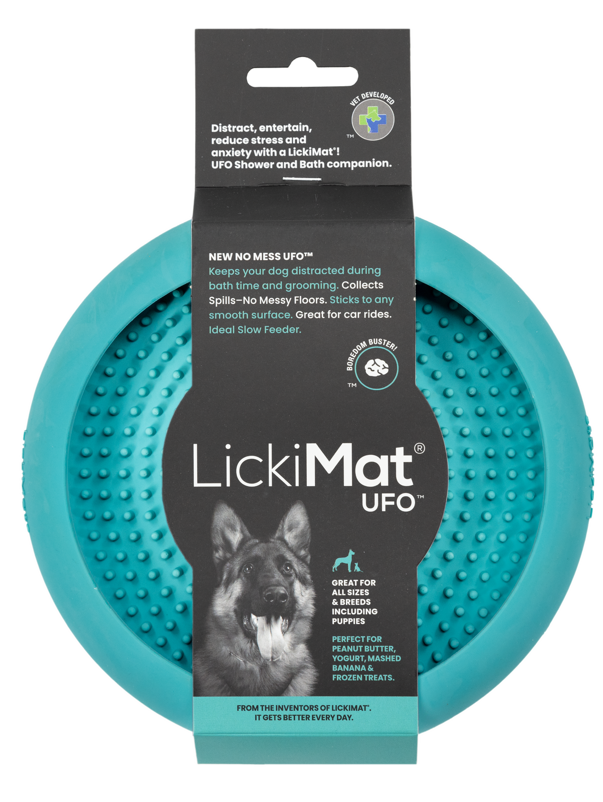 Lickimat UFO Slow Food Anti-Anxiety Licking Dog Bowl