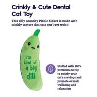 Petstages Crunchy Pickle Kicker Catnip Cat Toy