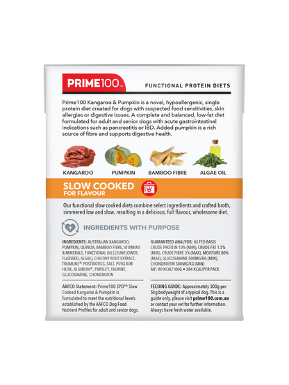 Prime100 – SPD Slow Cooked Kangaroo & Pumpkin