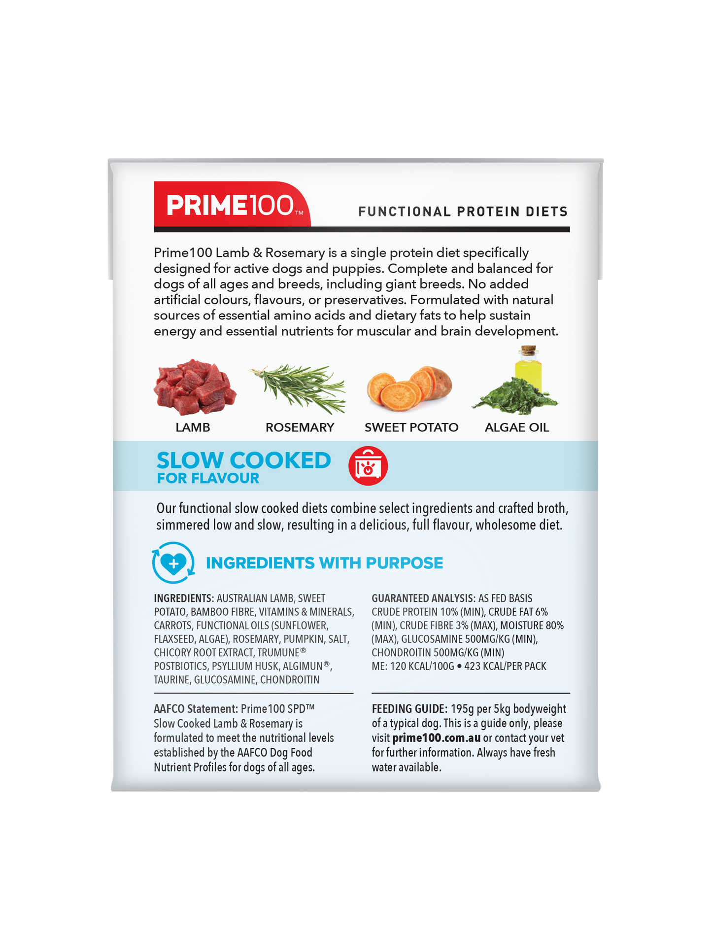 Prime100 – SPD Slow Cooked Lamb & Rosemary