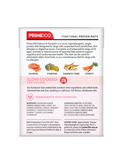 Prime100 – SPD Slow Cooked Salmon & Pumpkin