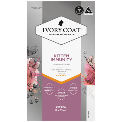 Ivory Coat – Kitten – Wet Food Trays – Inspired By Raw – Kitten Immunity