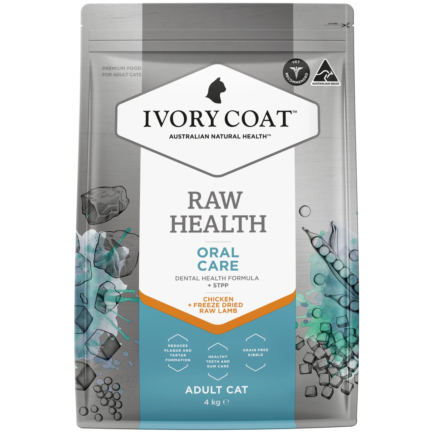 Ivory Coat – Adult Cat – Raw Health – Oral Care