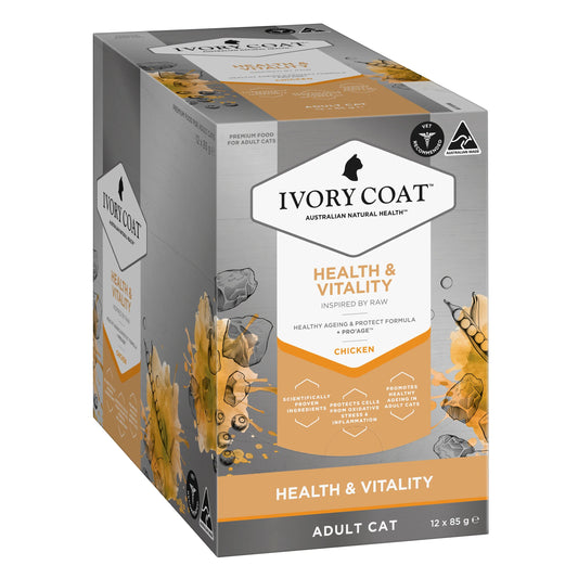 Ivory Coat – Adult Cat – Wet Food Trays – Inspired By Raw – Health & Vitality