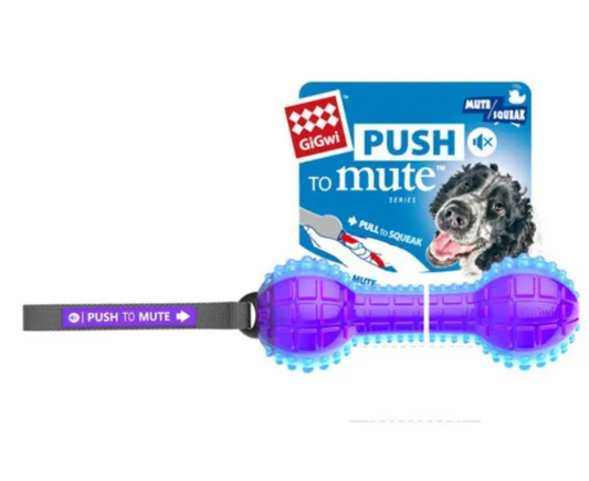 GiGwi – Push To Mute – Dumbbell