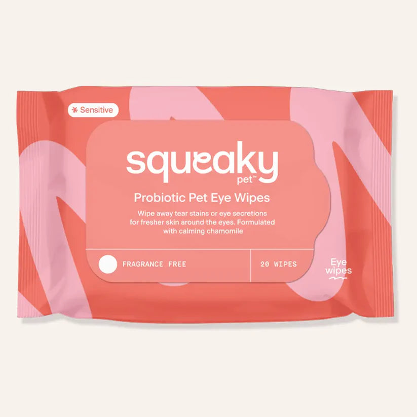 Squeaky – Probiotic Pet Eye Wipes