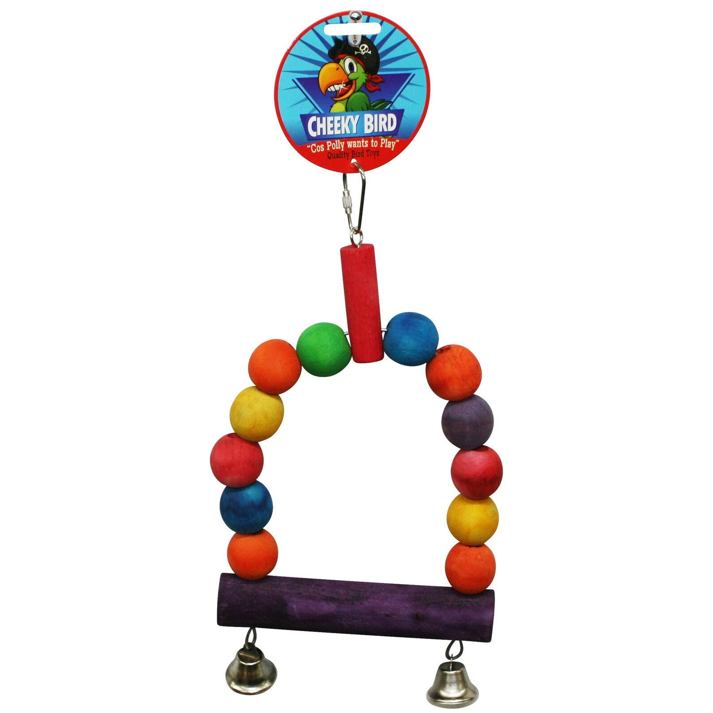 Cheeky Bird – Wooden Ball Swing