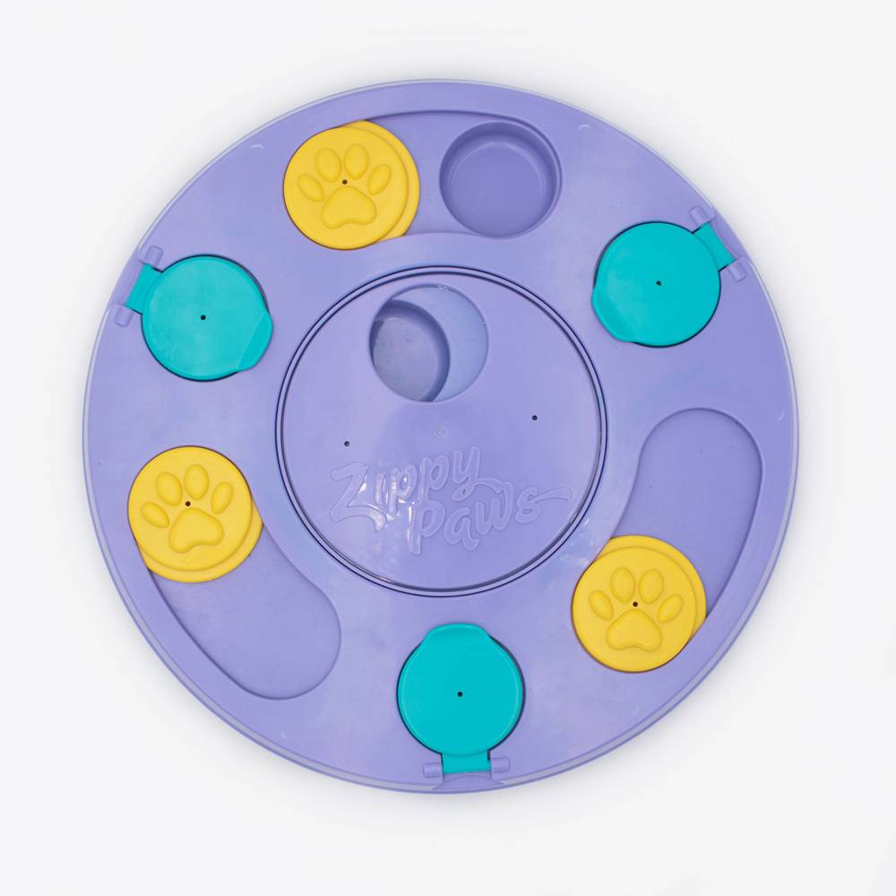 Zippy Paws SmartyPaws Puzzler Feeder Interactive Dog Toy - Purple