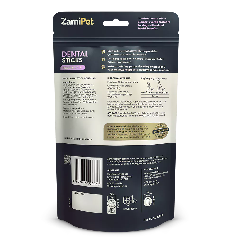 ZamiPet – Dental Sticks – Relax & Calm