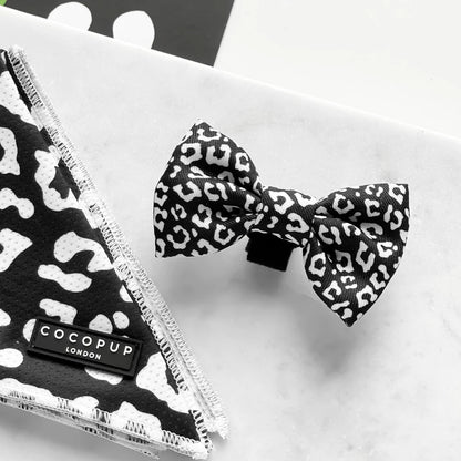 Cocopup London – Bow Tie – Black Leopard