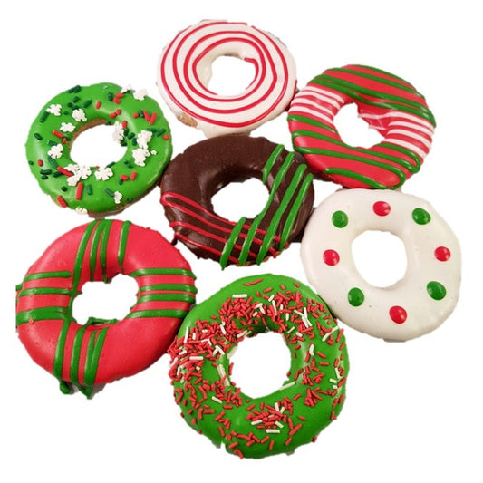 Huds and Toke – Large Christmas Doggy Donuts 30 PCE.