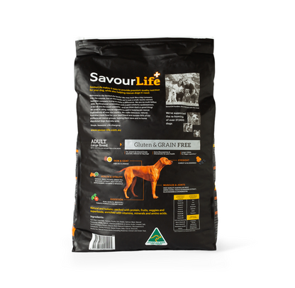 SavourLife – Adult Dog Large Breed – GRAIN FREE – Australian Ocean Fish & Salmon