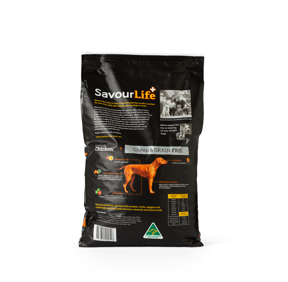 SavourLife – Adult Dog – GRAIN FREE – Australian Chicken