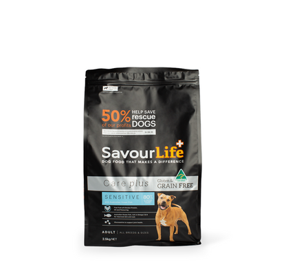 SavourLife – Adult Dog – Care plus – GRAIN FREE – Sensitive with Australian Ocean Fish