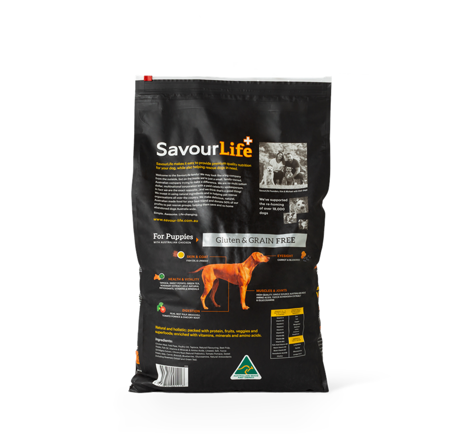 SavourLife – For Puppies – GRAIN FREE – Australian Chicken