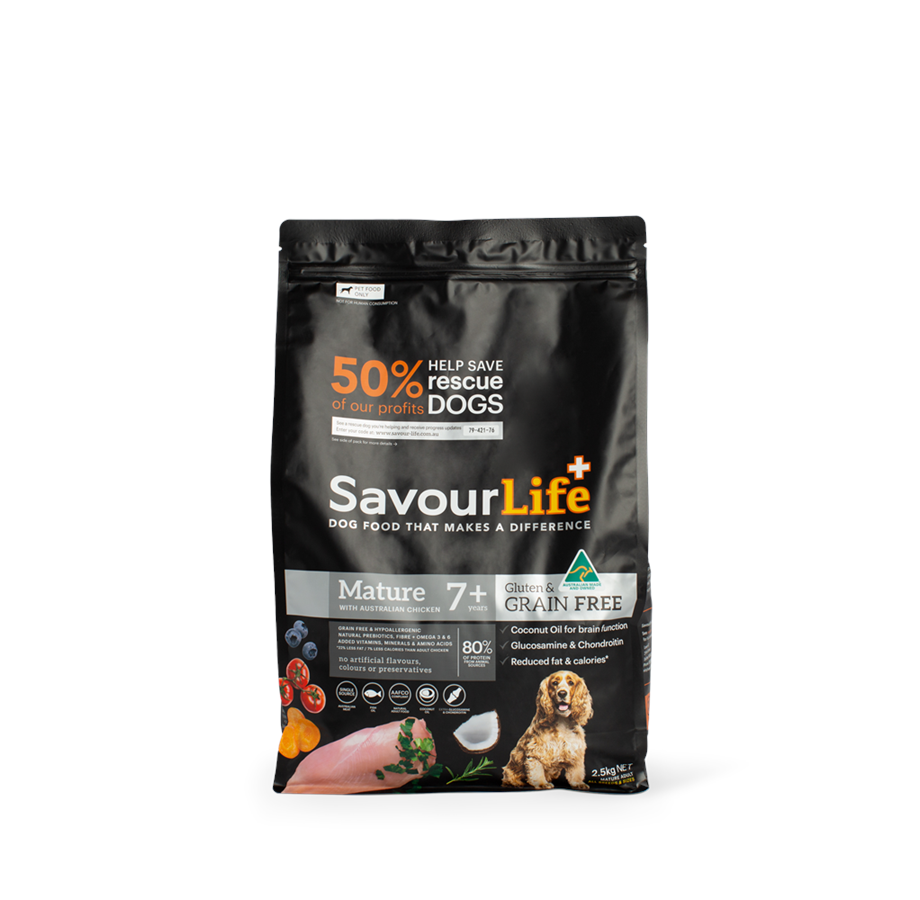 SavourLife – Adult Mature 7+ – GRAIN FREE – Australian Chicken