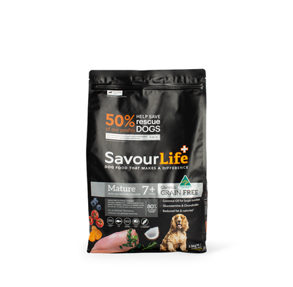 SavourLife – Adult Mature 7+ – GRAIN FREE – Australian Chicken