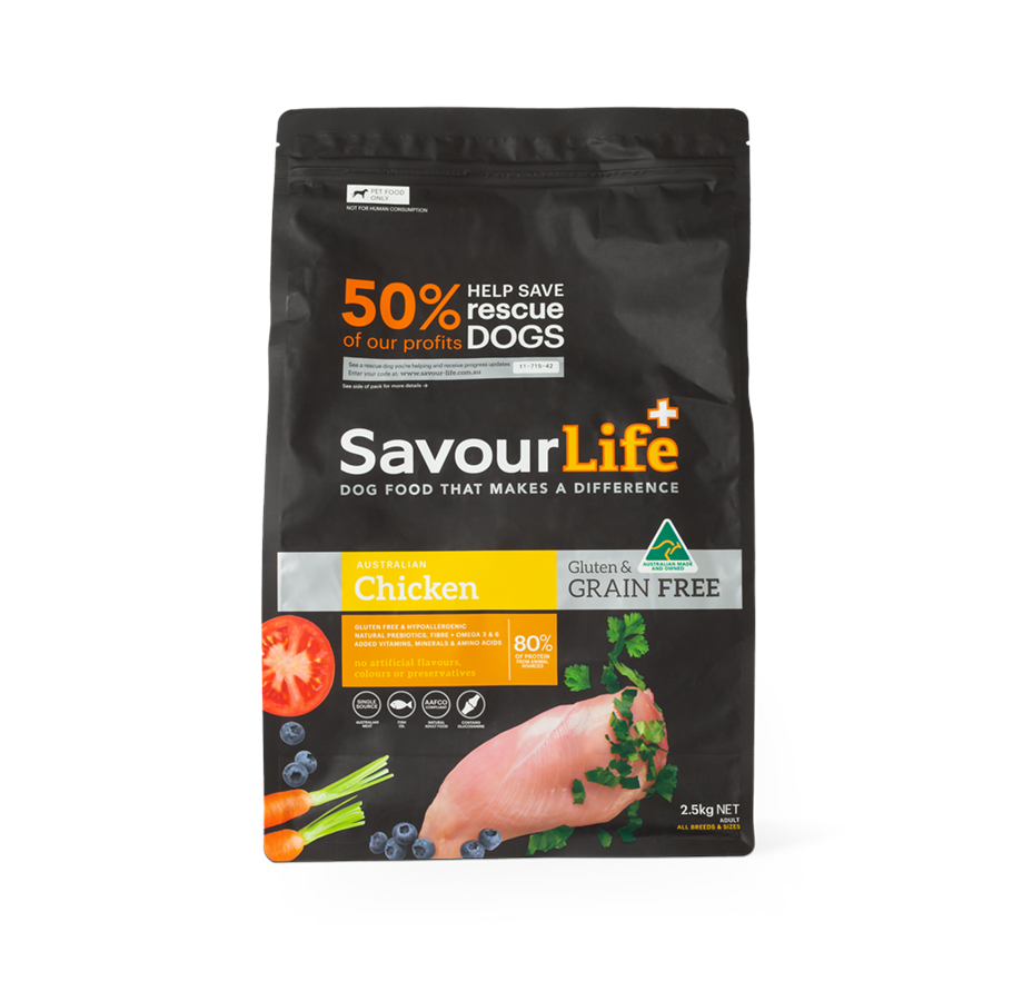 SavourLife – Adult Dog – GRAIN FREE – Australian Chicken