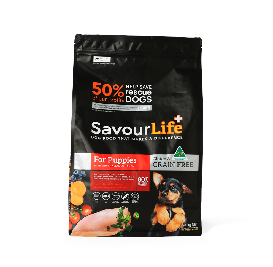 SavourLife – For Puppies – GRAIN FREE – Australian Chicken