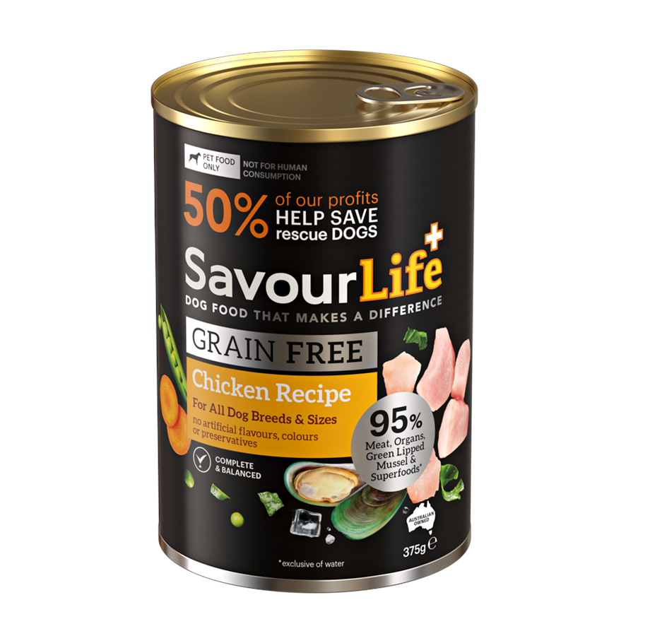 SavourLife – Wet Food Tins – Adult Dog – GRAIN FREE