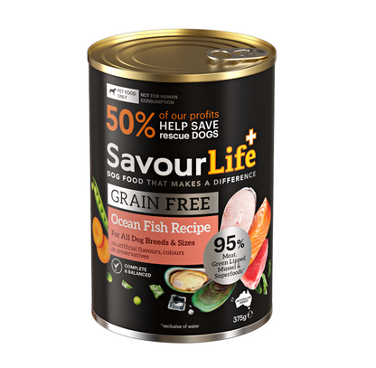 SavourLife – Wet Food Tins – Adult Dog – GRAIN FREE