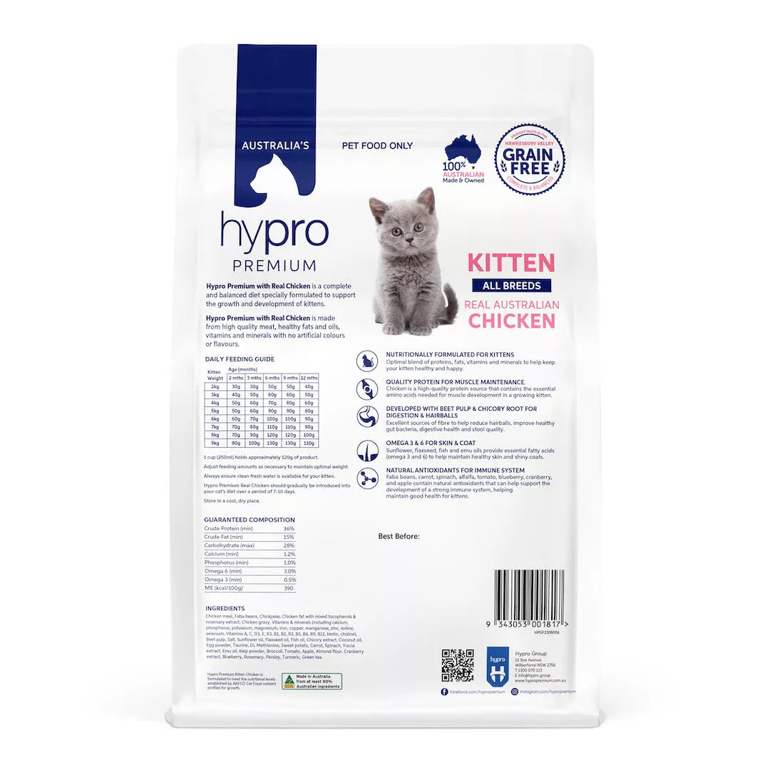 Hypro Premium – Kitten – GRAIN FREE – Chicken