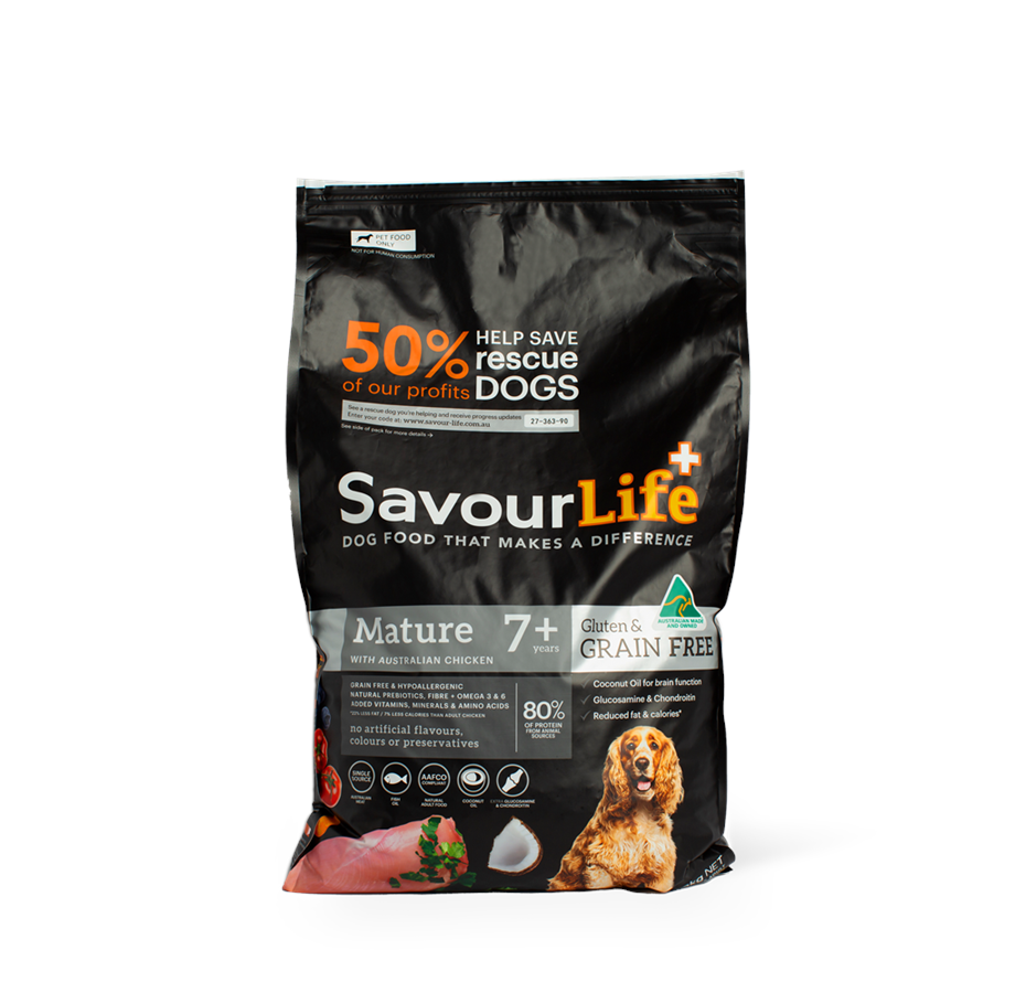 SavourLife – Adult Mature 7+ – GRAIN FREE – Australian Chicken