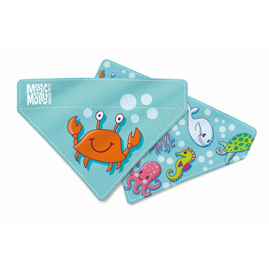 Max & Molly Bandana for Cats & Dogs - Blue Ocean