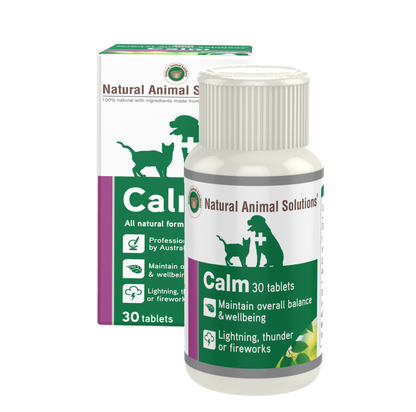 Natural Animal Solutions Calm - 30 Tablets by Natural Animal Solutions